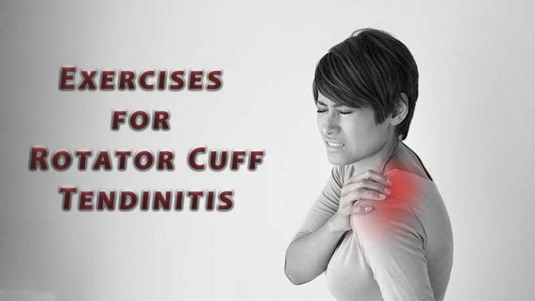 Rotator cuffs tendinitis exercises to speed up recovery.