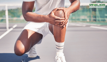 Knee sport injury and ACL tear